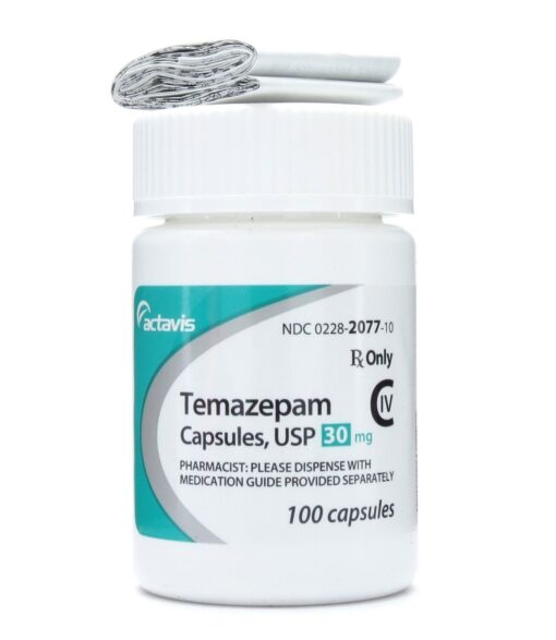 Temazepam 30mg-100 capsulesb